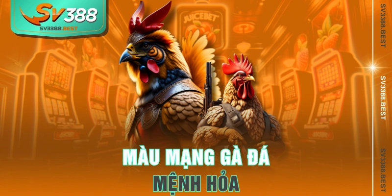 Màu mạng gà đá - Mệnh Hỏa